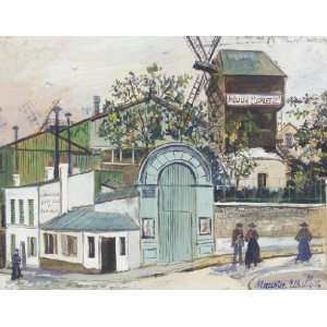 Hand Made Oil Reproduction   Maurice Utrillo   24 x 18 inches   Le 