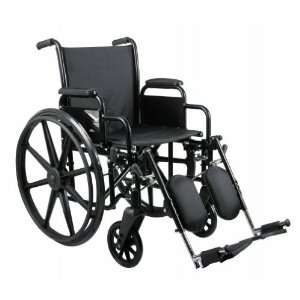  Medline MDS806650FLA 18 Inch Excel K3 Wheelchair Black 