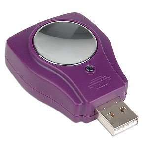  Datafab KCMS USBS USB Memory Stick Card Reader (Purple 
