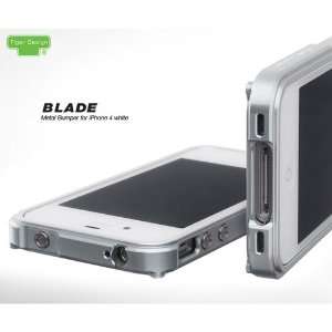  Silver Aluminium Blade Metal Bumper Case for iPhone 4/4S 