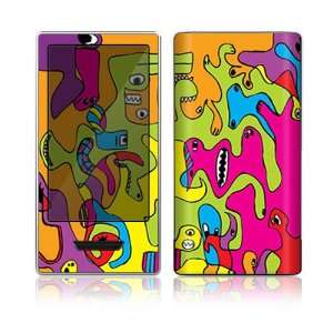  Microsoft Zune HD Decal Skin Sticker   Color Monsters 