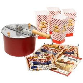  Original Whirley Pop Stovetop Popcorn Popper Theater Style Popcorn Set