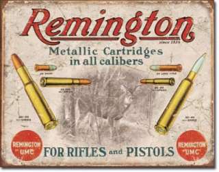 REMINGTON ~ AMUNITION RIFLES & PISTOLS ~ Revolver Gun Vintage Style 