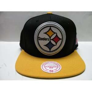  Mitchell and Ness NFL Pittsburgh Steelers Big Logo 2 Tone 