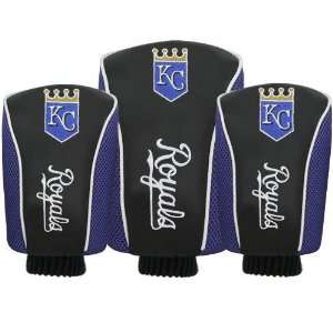 MLB McArthur Kansas City Royals Black Three Pack Golf Club Headcovers 