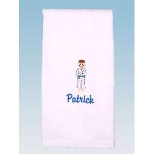  Martial Arts Boy Personalized Hand Towel