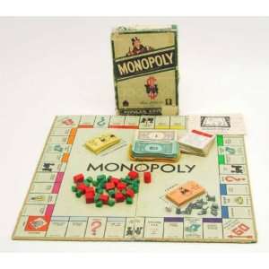 1954 Parkers Brothers Monopoly Board Game 