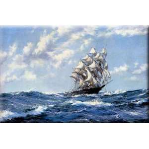   Jacket On Choppy Seas 16x10 Streched Canvas Art by Dawson, Montague