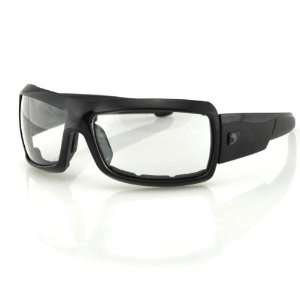  Bobster Eyewear Trike Sunglasses Black/Clear Lens ETRI001C 