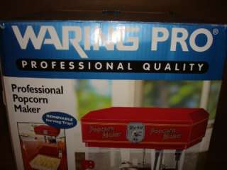 Waring Pro Professional 8 cup PopCorn Maker Popper WPM25  