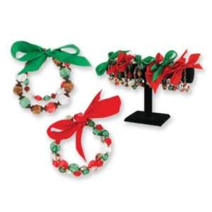   Holiday Treasures Stretch Charm Bracelet Case Pack 72