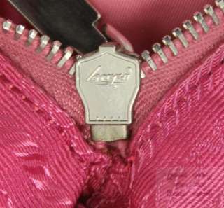 Prada Pink Tessuto Nylon & Saffiano Leather Trim Handbag  