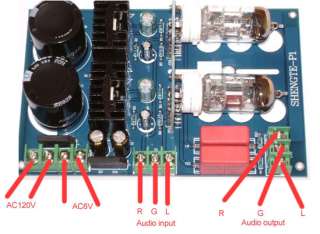 Pre AMP Amplifier Tube 6N2 SRPP Assembled BOARD 1PC  