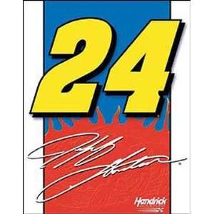  NASCAR Metal Tin Sign Jeff Gordon Number 24 Logo: Home 