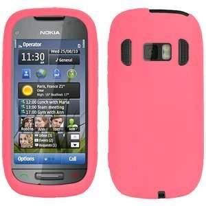  New Silicone Skin Jelly Case Baby Pink For Nokia C7 Nokia 