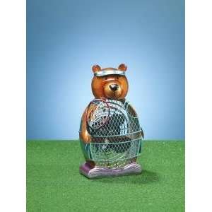  Deco Breeze Tennis Bear Figurine Fan: Kitchen & Dining