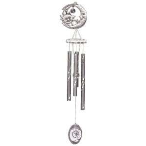   Pewter Wind Chime Porch Decoration Hanging Decor Patio, Lawn & Garden