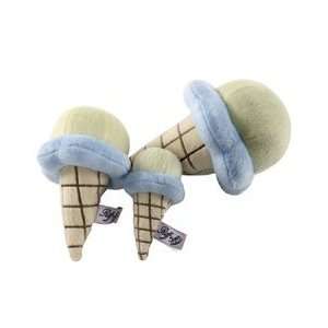  Gelato Ice Cream Cone Plush Dog Toy (XSmall) Kitchen 