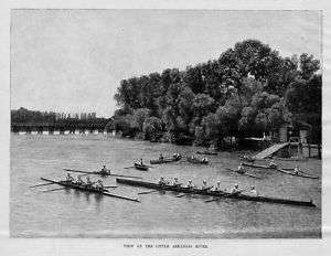 ROWING BOAT CLUB, SINGLE, PAIR, FOUR EIGHT OARED SHELLS  