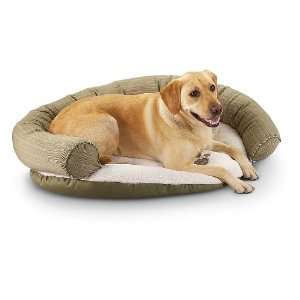  Super Soft Bolster Pet Bed, CHOCOLATE