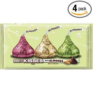 Hersheys Easter Milk Chocolate Kisses with Almonds, 10 Ounce (Pack of 