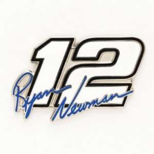 RYAN NEWMAN OFFICIAL NASCAR LOGO LAPEL PIN:  Sports 
