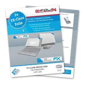 com 2 x atFoliX FX Clear Invisible screen protector for Panasonic DVD 