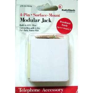  RadioShack 4  Pin Surface Mount Modular jack: Electronics