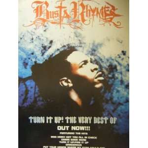  Music   Rap / Hip Hop Posters Busta Rhymes   Turn It Up 