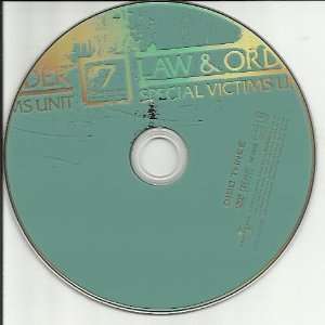   and Order SVU Special Victims Unit Season 7 Disc 3 Replacement Disc
