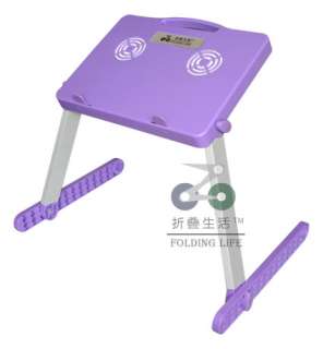 Folding Laptop table/Desk Bed Stand Cooling Fan/Cooler  