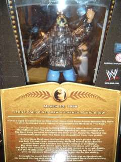 WWE MATTEL DEFINING MOMENTS STONE COLD STEVE AUSTIN UNOPENED IN MINT 