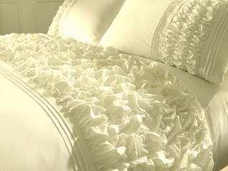   / White / Cream / Duckegg Quilt Cover   Ruffles Bedding Sets  