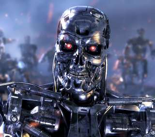 Terminator 2 HCG Endoskeleton Chrome Full Life Size Bust 11 Scale Nt 