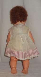 VINTAGE IDEAL BETSY WETSY DOLL RED CARACUL HAIR 13 1/2  