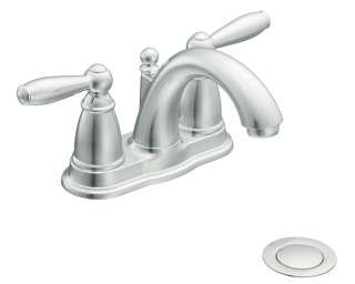   Low Arc Bathroom Faucet with Drain Assembly, Chrome