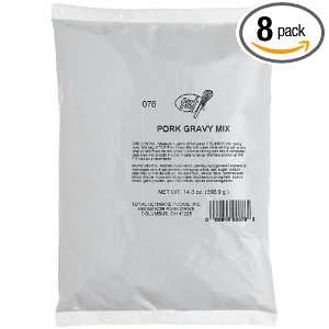 Total Ultimate Foods Pork Gravy Mix, 14 Ounce Units (Pack of 8)