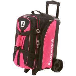    Brunswick Flash Double Roller Bowling Bag  Pink