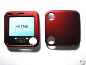 RED HARD COVER CASE FOR NOKIA TWIST 7705 PHONE NEW  
