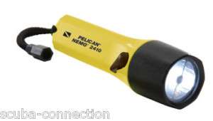 Pelican NEMO 2410 LED Underwater Flashlight   Yellow  