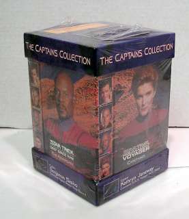 Star Trek The Captains Collection 4 VHS Video Set Sealed  