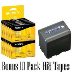  Handycam Camcorder with 10 Pack of Sony Digital Hi8 Cassette Tapes