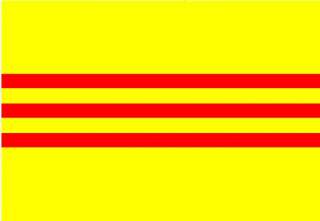 Flag of SOUTH VIETNAM fridge magnet  