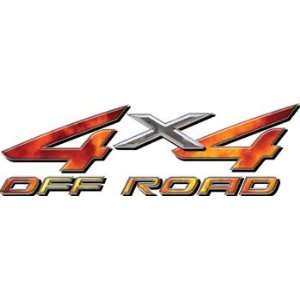    Full Color 4x4 Offroad Truck Decals in Real Fire: Automotive