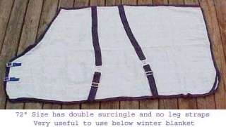 Irish Knit Anti Sweat Breathable Horse Sheet White 76  