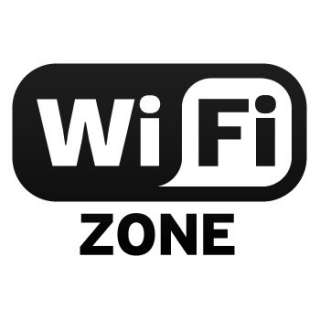 Wireless Decal Sticker wifi Zone Sign vinyl X2WZK  
