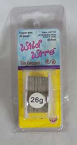 Wild Wire Jewery Craft 26 Gauge Tin Copper Wire 60 Ft  