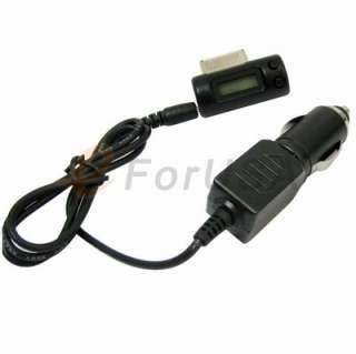 FM Transmitter Car Charger for iPhone 4 & 4S, iPhone 3GS, iPod Dock 
