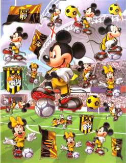 Mickey Mouse Sticker Soccer World Cup Football PM499  