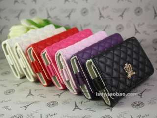 Hot Leather Wristlet Case Purse Wallet 4 iPhone 4 S 3GS iPod HTC Red 